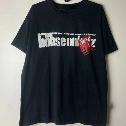 Vintage Bohse Onkelz Band Rock Germany Skinheads T-shirt Women Men Oversized Y2k Cotton Tee Street Hip Hop Female Male Clothing