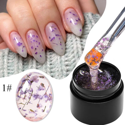 Dried Flower Gel Polish / Gel Fleurs Séchées