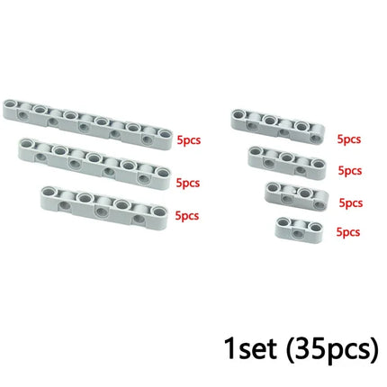 Compatible 32316 60483 Thick Hole Arm Beam Liftarm Set  Technical Creative Parts MOC Brick Car Truck Accessories Building Blocks