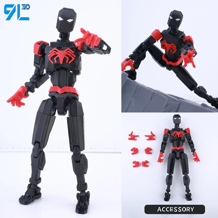 9L3D Articulated Actio Hero Model Collectible Figurine Super Hero Warrior Movie Creative Desktop Ornament Dummy13 Lucky T13 Gift