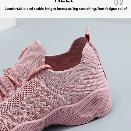 Women's Sneakers Breathable Casual Women Sock Shoes Lace Up Ladies Flats Female Spring Vulcanized Running Zapatillas De Mujer