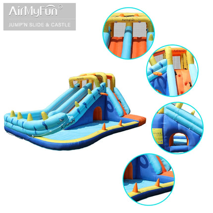 Outdoor Small Children's Inflatable Bounce Castle Double Slide Combination Bounce House Inflatable Castle