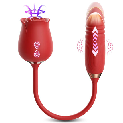 Clit Sucker Vibrator for Women Sucking Clitoris Stimulator with Thrusting Egg Female Masturbation Adult Goods Sex Toys for Women