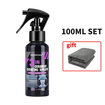 3 in 1 Car Ceramic Nano Coating Liquid Coatin Nano Crystal Hydrophobic Layer Polishing Paint Coating Agent Polish Nanos Coatings
