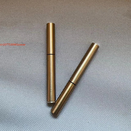 2024 New Brass Kerosene Nunchaku Lighter Windproof Mini Retro Grinding Wheel Ignition Flint Fireless Men's Smoking Toy Gift