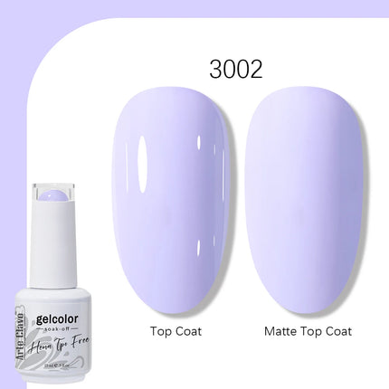 Arte Clavo TPO FREE HEMA FREE Gel Nail Polish UV Multi Use Semi Permanent Soak Off Autumn Winter Nail Art Hybrid Varnish 15ml