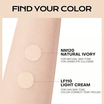 Mistine Liquid Concealer Full Coverage Under Eye Concealer for Dark Circles 24H Long-Lasting Waterproof Natural Coverage 1 Count