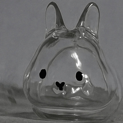 Transparent Acrylic Keychain Cat Hair Storage Capsule Animal Shaped Handmade Rabbit Hair Storage Box Portable Cute