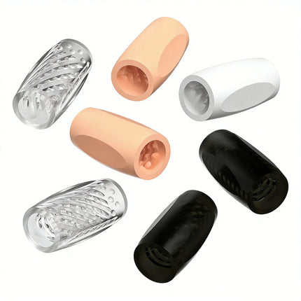 Crystal Clear TPE Male Masturbation Cup Realistic Vagina Soft Pussy Pocket Sex Toys Male Penis Endurance Trainer Adult Supplies