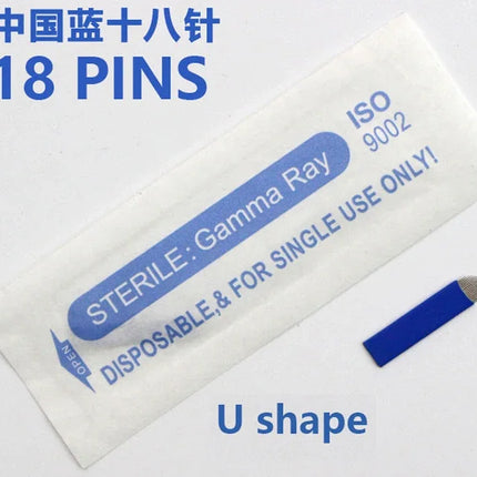 50pcs Tebori 0.18mm Tattoo Microblading Blades Needles for Permanent Makeup Manual Eyebrow Blades Sizes