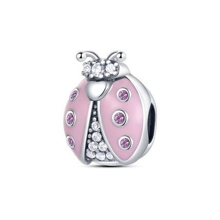 Charm Hot Sales 925 Sterling Silver Charms Beads CZ pave Round Charms Fit Original Bracelet Necklace Charms Jewelry Gift DIY