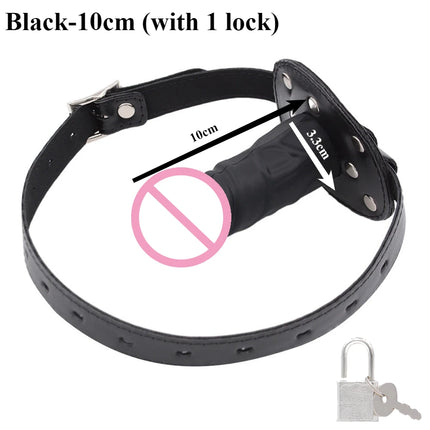 Bdsm Mouth Plug Dildo Gag Sex Toys Open Mouth BDSM Bondage Silicone Penis Adults Woman Couples SM Games juguetes sexuales 18+