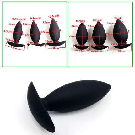 35-80mm Huge Anal Plug Anchor Base Silicone Anal Dilation Training Fisting Big ButtPlug for Man Prostate Massage Anal Sex Toy