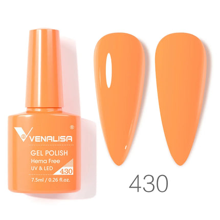Venalisa VIP4 7.5ml Gel Nail Polish Hema Free Full Coverage Beautiful Semi Permanent Soak Off UV LED Gel Nail Polish Gel Lacquer