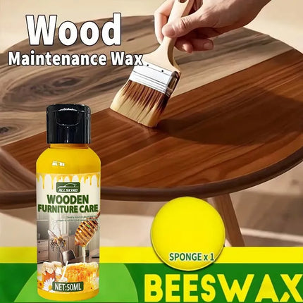 Wood Care Wax Solid Wood Furniture Polishing Seasoning Beeswax Polisher Waterproof Furniture Care Maintenance Beeswax