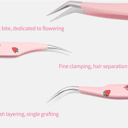 Eyelashes Tweezers Stainless Steel For Lashes Extension Supplies Makeup Tools Nail Art Accessories Rhinestone Picker Tools