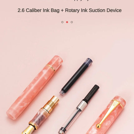 JINHAO 100 Centennial Resin Fountain Pen Arrow Shaped Pen Clip Golden Clip Business Office School Supplies Stationery PK 9019