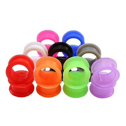 1Pair 3-48mm Silicone Ear Plugs and Tunnels Piercing Expander Piercing Tunnel Ear Tunnels Stretchers Ear Plug Ear Gauges