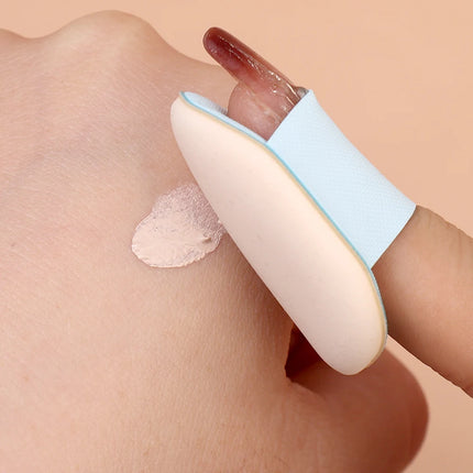 150pcs Mini Finger Puff Foundation Small Air Cushion Powder Sponge Face Concealer BB CC Cream Cosmetic Applicator Makeup Tools