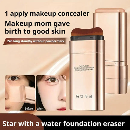 Velvet Matte Foundation Stick Highly Malleable Concealer Contouring Lasting Waterproof Sweatproof High Coverage Foundation Cosme