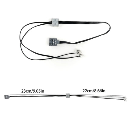 MOC Servo Motor Kit M/L/XL Remote Control System with Battery Box  Receiver for Technical Builds