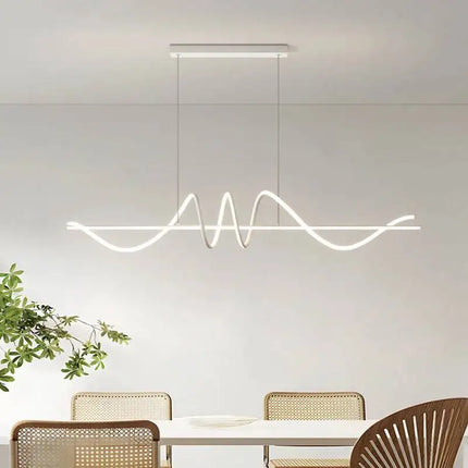 Simple Led Pendant Lights Modern Hotel Homestay Restaurant Bedroom Bar Long Chandelier Modern Home Interior Decor Lighting Lamps