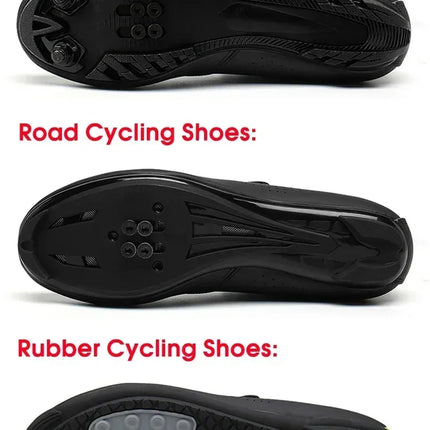 Professional Sneakers Men Ultralight  Cycling Shoes SPD Luminous Road Bike Shoes Self-Locking Bicycle  Cleat Shoes