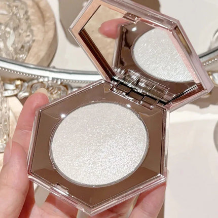 Highlighter Powder Pearlescent Baked Brightening Powder Cheek Tint Contour Palette Face Shadow Shimmer Daily Natural Cosmetics