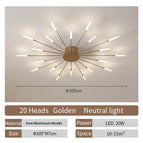 Gold 20 heads / Neutral light