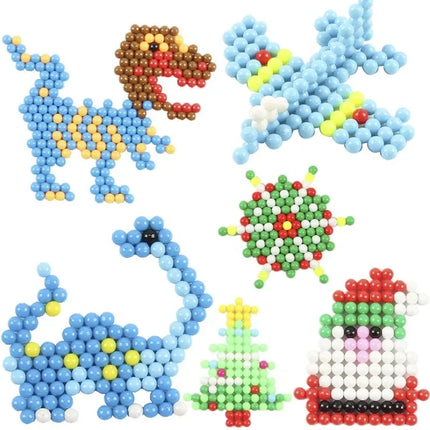 Refill Pack 300Pcs/bag 36 Colors 5mm Water Beads Spray Magic Beads Educational 3D Puzzles Accessories for Children Toys