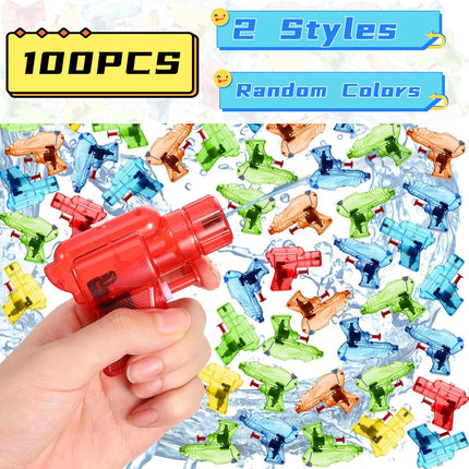 50/100 Pcs Bulk Water Gun for Kids Mini Colorful Summer Squirt Shooter Gun Swimming Pool Beach Water Fighting Watergun for Kids
