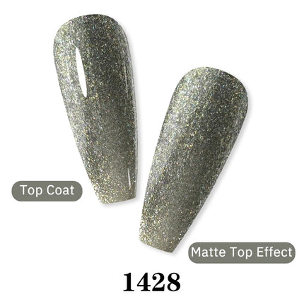 Arte Clavo Glitter Gel Nail 15ml Semi Permanent Soak Off UV Gel Varnish Nail Manicure Top Base Coat Gel Polish Art Decoration