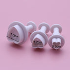 3pcs heart