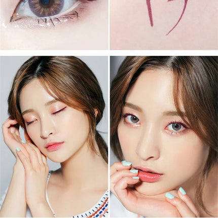 Professional Fast Dry Smooth Waterproof Eyeliner Pencils Eyes Brown Black Color Pigments Liquid Eye Liner Pen Make Up Tools
