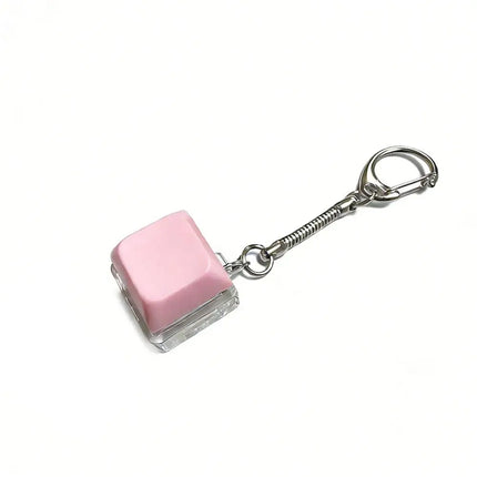 Press Keyboard Keychain Decompression Toy Macaron Axle tester Mechanical Keyboard Fidget Key Finger Toys For Adults Antistress