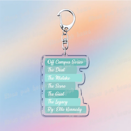 Classic TV Show Off Campus Keychains Elle Kennedy Briar U Garrett Graham Hockey Keyring Jewelry Fans Friends Gifts