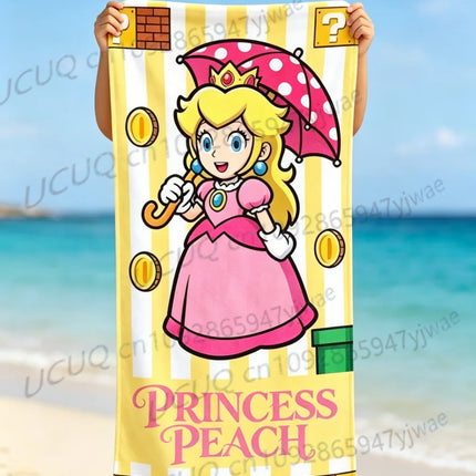 1 PC Mario Beach Towel Colorful Bath Towels For Girl Quick Dry Sand Free Beach Yoga Spa Gym Pool Beach Towel