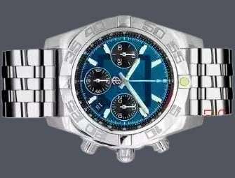 2026A111.44mm high-quality men's luxury quartz movement watch, chronograph, date watch, stainless steel men's watch