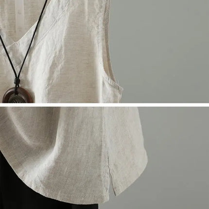 Retro Han Hanma Svel Strap Vest Women's Inner Summer Overhead Base irt  Casual Versatile Slimming Top