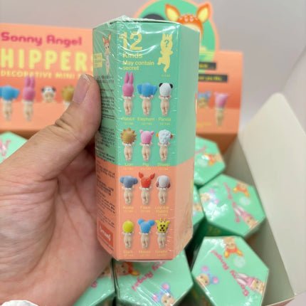 Sonny Angel Mini Figure Hippers Animal Series Blind Box Car mobile phone decorations duck giraff koara lion pig rabbit SAS65748