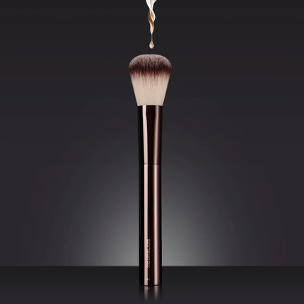 1pc HG Pro Foundation retra Makeup brushes Powder contour Blusher Make up brush metal handle Highlight Bronzer high end No box