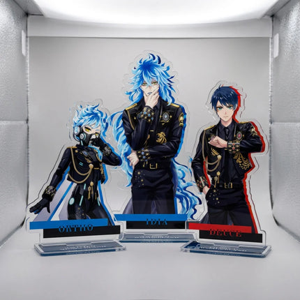 Anime Twisted Wonderland Acrylic Stand Keychain 10-15cm Game Malleus Riddle Azul Idia Vil Leona Desk Decor Collectible Fans Gift