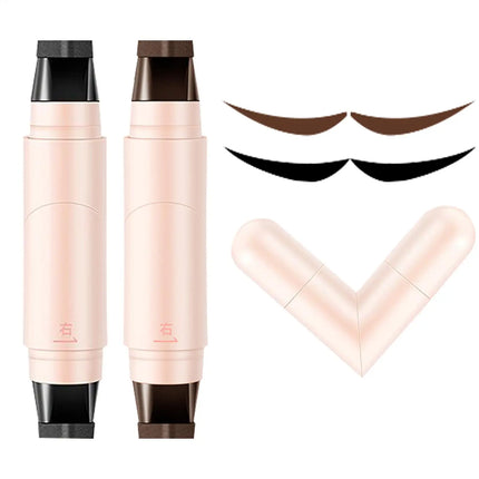 Double Head Rotatable Eyeliners Stamp Integrated EyelinerStamp Precise Outline Signet Long-Lasting EyelinerLiquid Pen Cosmetics
