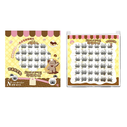 Natural Look Self Adhesive Eyelashes Clusters No Glue Needed Individual Lashes Reusable Soft Lash Extensions For Beginners Easy