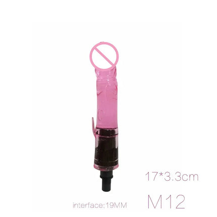 Masturbator Fascia Gun Adapter Attachements Massage Head to silicone Dildo Sex Toys for Women Vibrators Penis