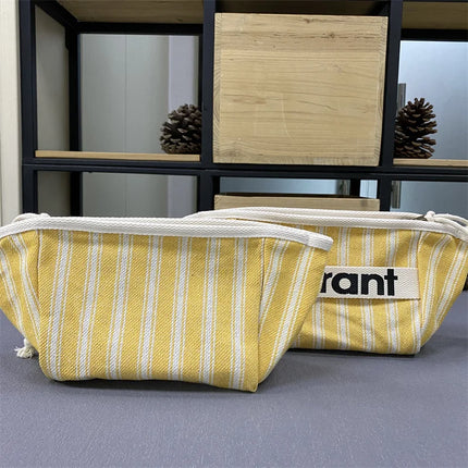 2026 New Small Storage Bag Canvas Bag Zipper Makeup Bag Handheld Fabric Bag Liner Inner Bag Medium Bag