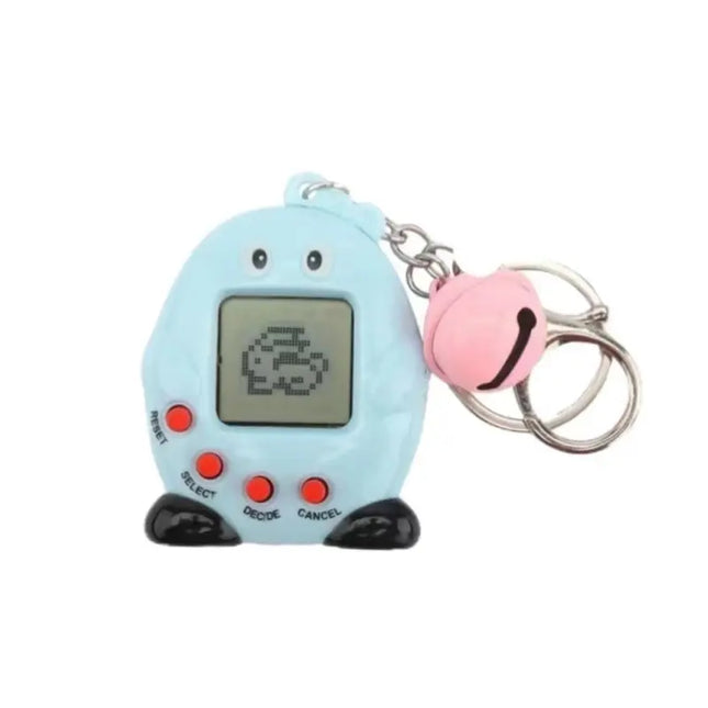 1PCs Tamagotchi Electronic Pets Gift Keyring Pets Toys Gift Penguins Mini Portable Retro Handheld Game