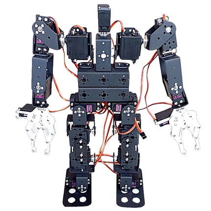 New 17 Dof Humanoid Robot Servo Educational Robot Dance Robot Claw Biped Walking Robot for Teaching DIY Kit Programmable Robot