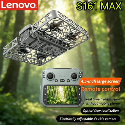 Lenovo S161 MAX GPS Foldable Drone 8K Dual Camera Brushless 5G FPV Human Tracking Gesture Shoot Quadcopter Drone