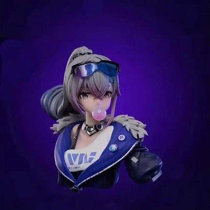 Honkai: Star Rail Figure Silver Wolf Anime Figure Blow Bubbles Silver Wolf Figurine Model Statue Doll Collection Game Toys Gift